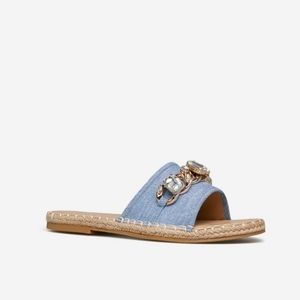 NEW Blue Espadrilles Sandals